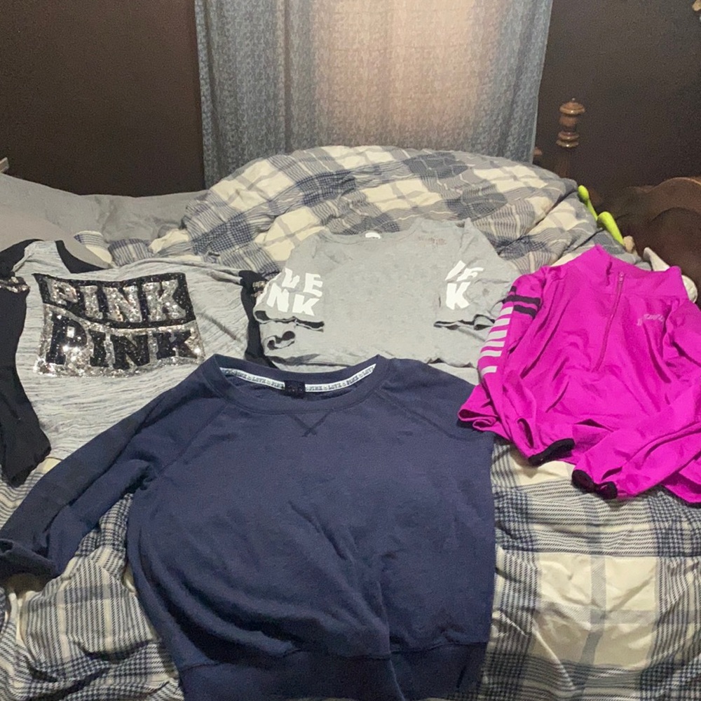 PINK BUNDLE long sleeve shirts